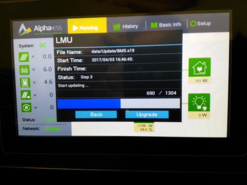 upgrade STORION on-line