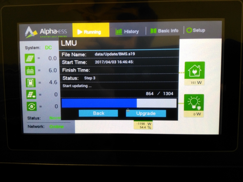 upgrade STORION on-line